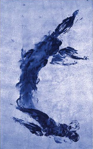 Fig. 2. Yves Klein, Anthropomtrie de lpoque bleue (ANT 78), 1960