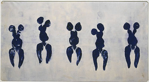 Fig. 2. Yves Klein, Anthropomtrie de lpoque bleue (ANT 82), 1960