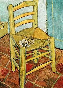 Винсент ван Гог "Столът на Винсент с лулата му" (1888)