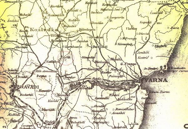 1.   "Original-Karte von Donau-Bulgarien und dem Balkan. Nach seinen eigenen Reise-Aufnahmen in den Jahren 1870-74 Ausgefuhrt von F. Kanitz. Zweite Auflage 1880". M 1:420 000. 