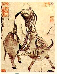 Китайският философ Лао Дзъ (VI век пр.Хр.) - изображение от XV век, династия Мин