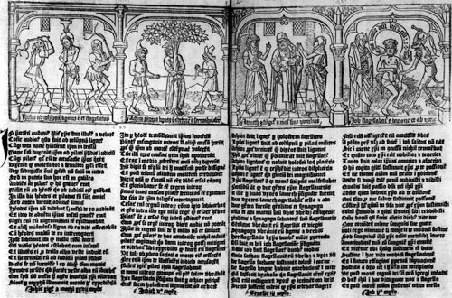 Fig. 4. Speculum humanae salvationis, blockbook, early 1470s, chapter XX
