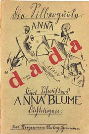 Първото издание на стихосбирката на Курт Швитерс "Анна Блуме", Хановер, 1919 г.
