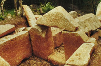 Фиг. 11: Каменна гробница от некропола в м. Пропада край М. Търново (2.-3. в.)