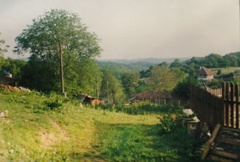 Фиг. 12: Село Бръшлян - панорама в северна посока към с. Звездец