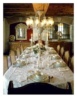 Table Set for a Formal Dinn
