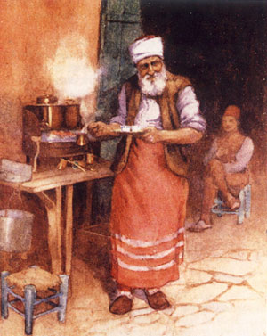Приготвяне на кафе по турски