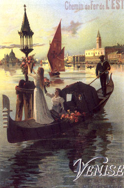 Изглед към Венеция. Картичка