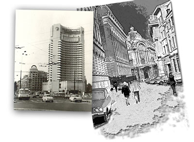 Фиг. 31. Букурещ от 1973-та и късната пролет на 1989-та 