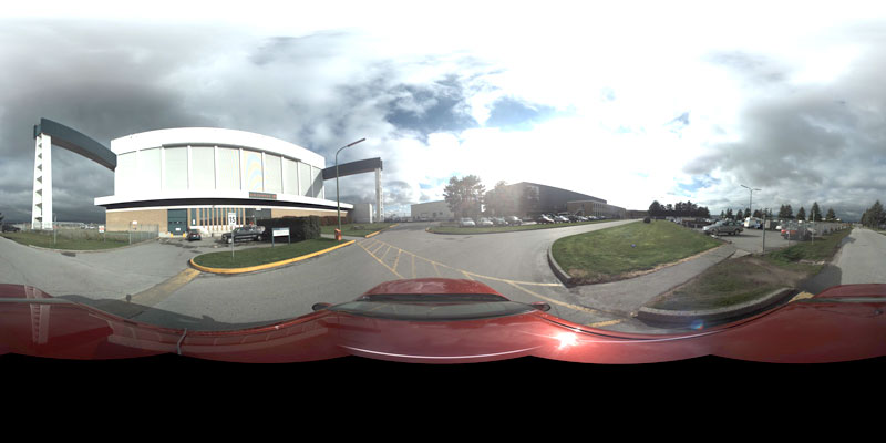 Фиг. 7. Панорамна снимка, заснета с Ladybug 3
