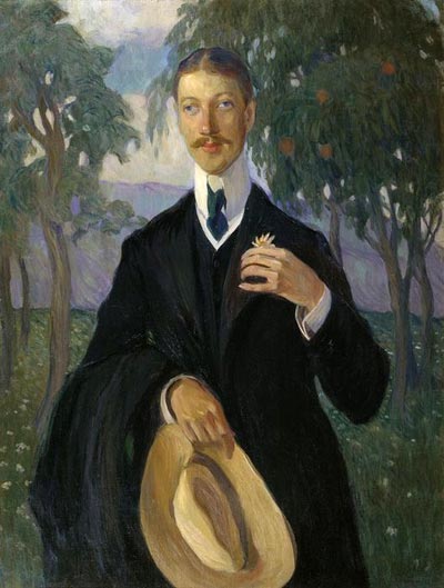 Илюстрация 11. Олга Делла-Вос, Портрет на поета Николай Гумильов (1886-1921), 1909 г. 