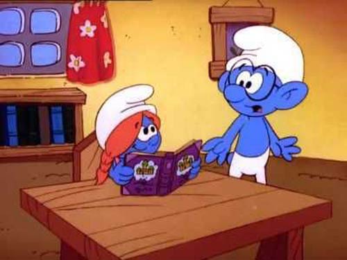  = Smurfs:  6,  26: Bookworm Smurf (8.11.1986) - 2