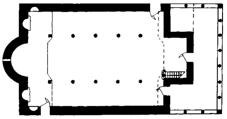 Fig. 11. Plan de l'église Sainte Vierge dans la ville de Blagoevgrad 1847