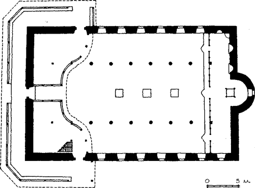 Fig. 8. Plan de l'église Sainte Trinité dans la ville de Bansko. Construite en 1835, peinte en 1837