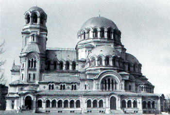 Kathedrale Alexander Newski in Sofia. A. Pomeranzev, 1915